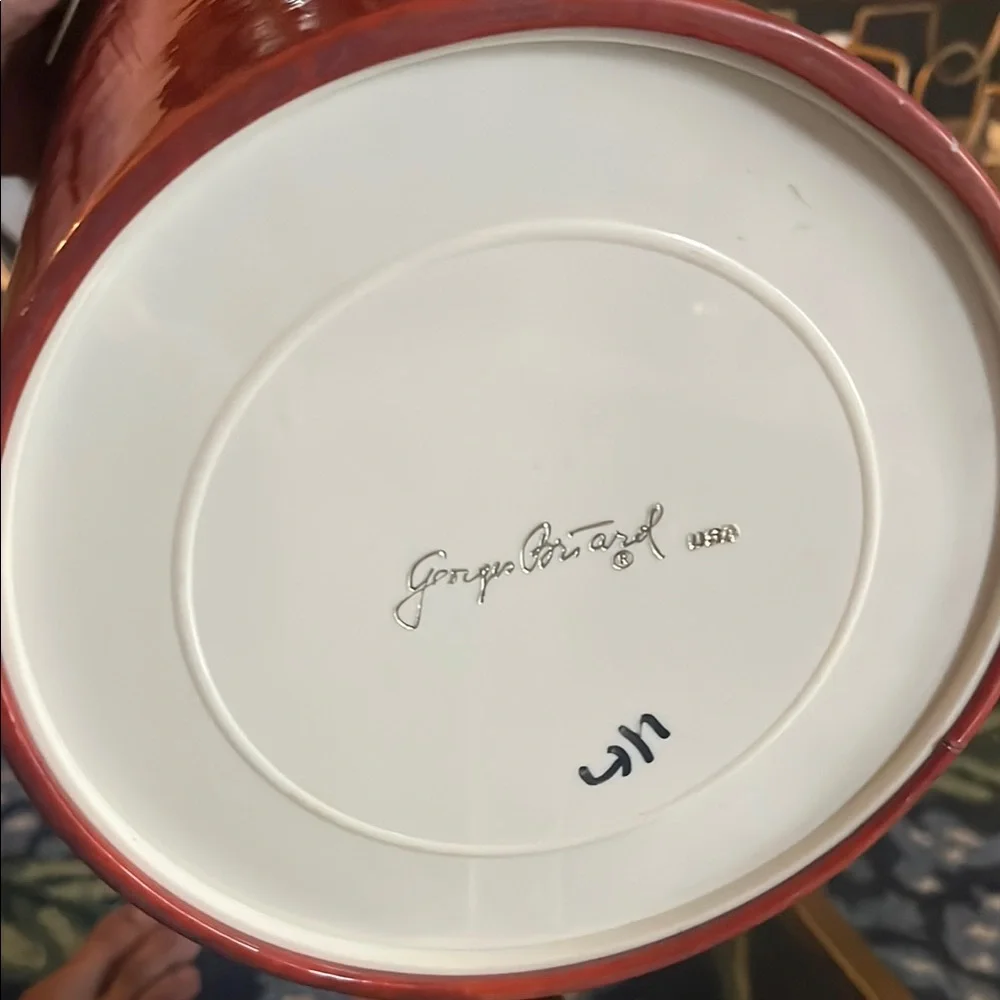 Vintage Orange Ice Bucket
